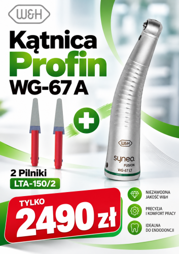 Kątnica Profin WG-67 A  + 2 Pilniki LTA-150/2
