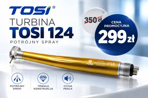 Turbina TOSI 124, potrójny spray
